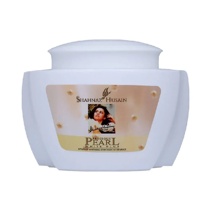 Shahnaz Husain Precious Pearl White Plus Naturally Whitening Rehydrant Moisturiser, 500 g-1.webp